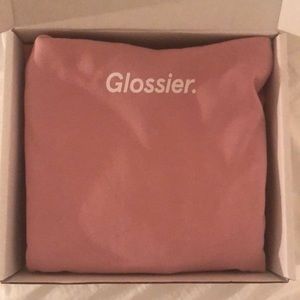 NWOT Pink Glossier Hoodie | Size Small